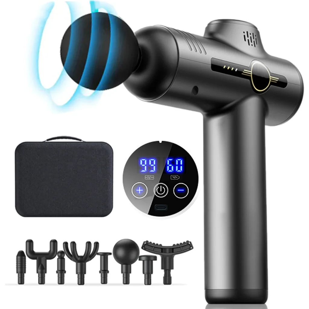 Massage Gun - Pistola de Massagem Elétrica, Pistola de