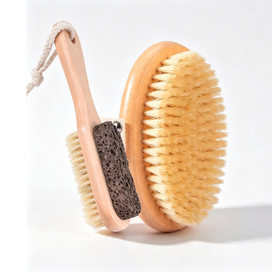 Body Brush - 2 escovas para esfoliação corporal a
