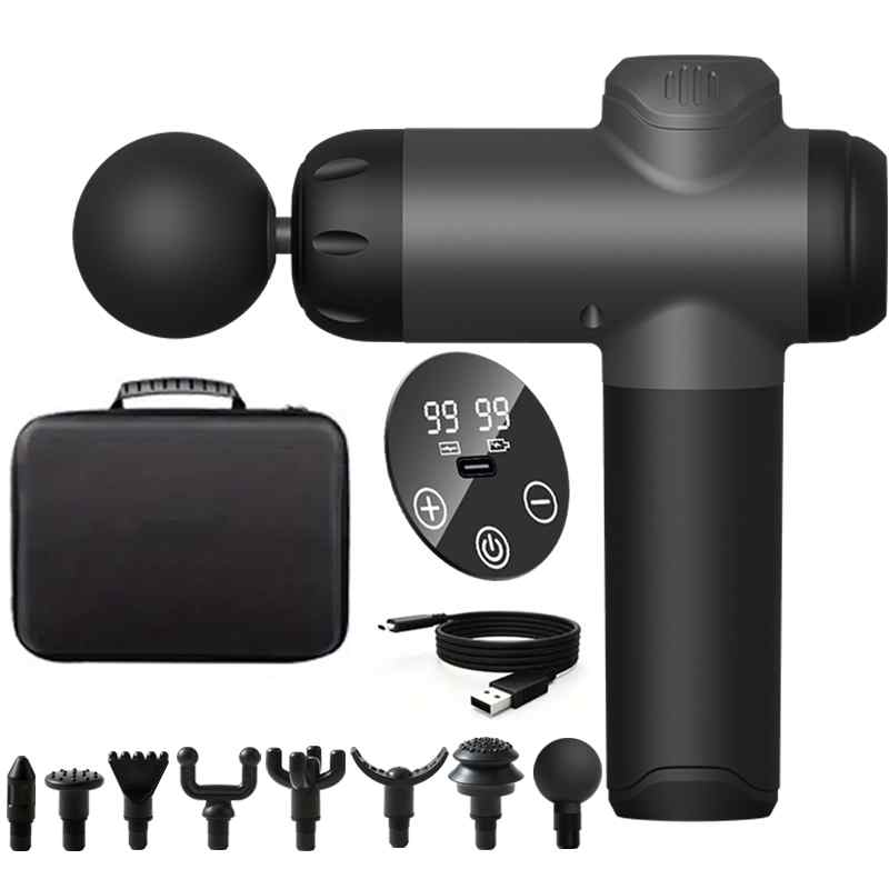 Massage Gun - Pistola de massagem de 99 níveis,