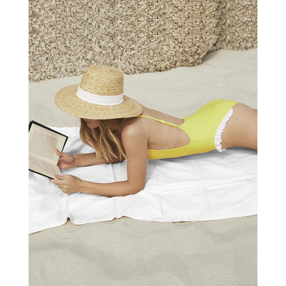 Toalha de Praia Branca Pura, L - Spa Towel avaliação e preço