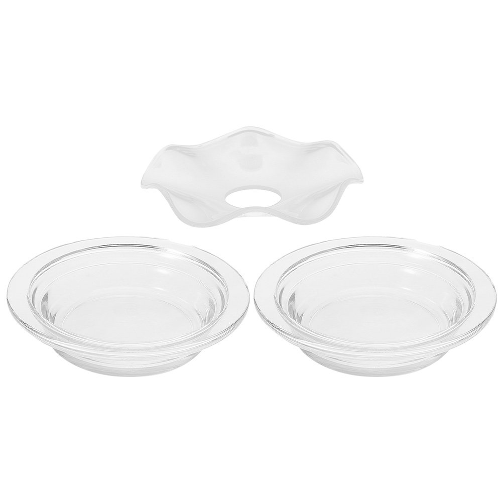 Conjunto de 3 pratos de vidro  - Aromatherapy Diffuser avaliação e preço