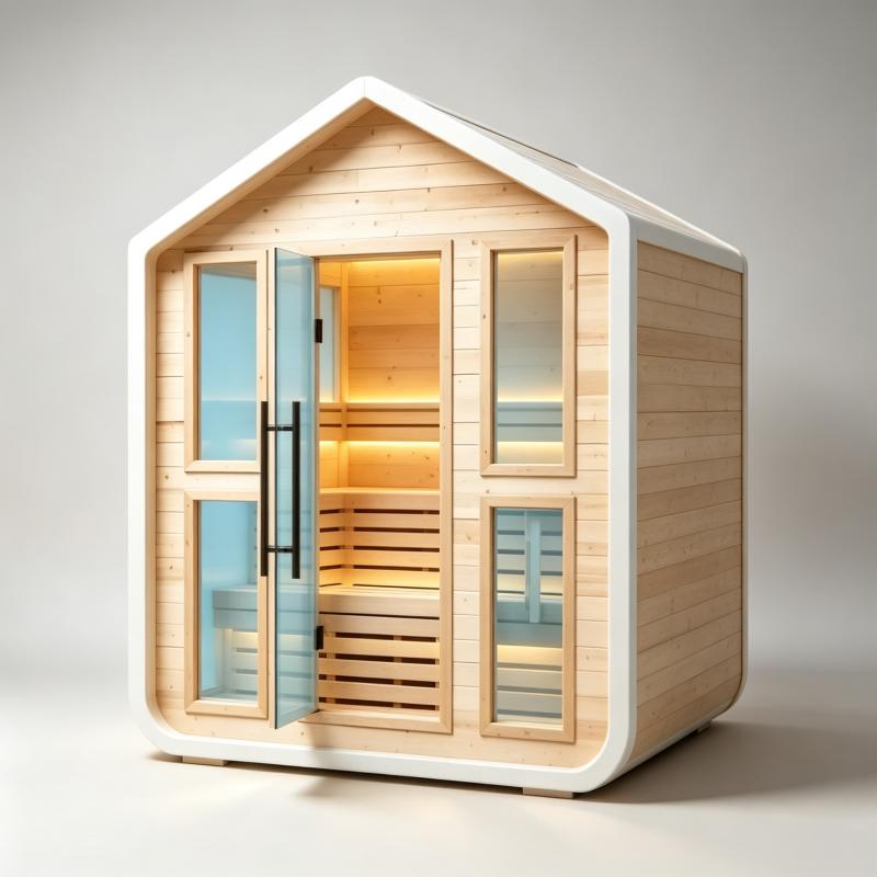 Cabine de sauna de luxo, feita - Spa Wellness Gym avaliação e preço