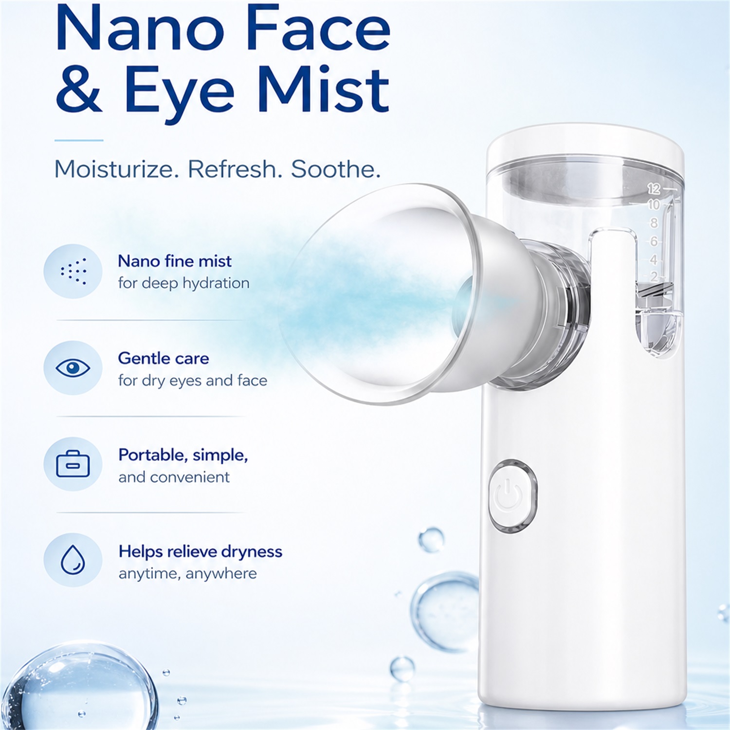 Umidificador Nano para Olhos,  - Face Steamer avaliação e preço