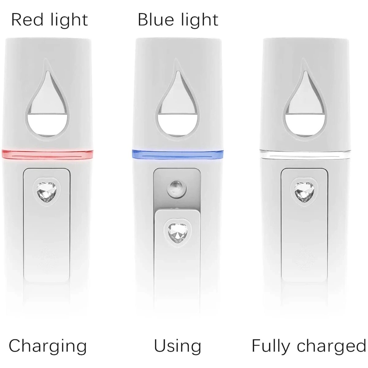 1 pçs/3 pçs 20ml rosto vapor u - Face Steamer avaliação e preço