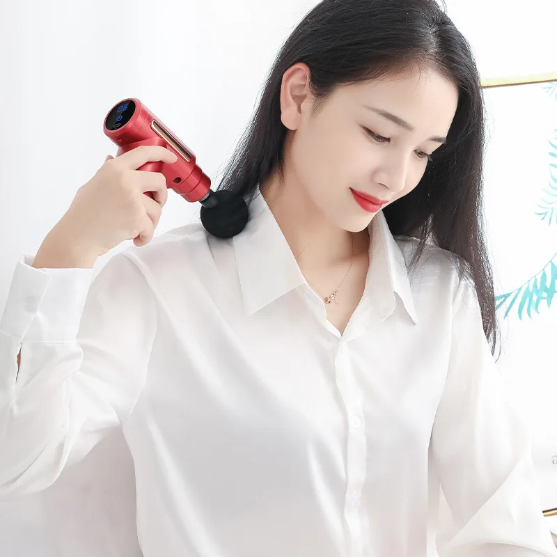 Mini pistola de massagem portá - Massage Gun avaliação e preço