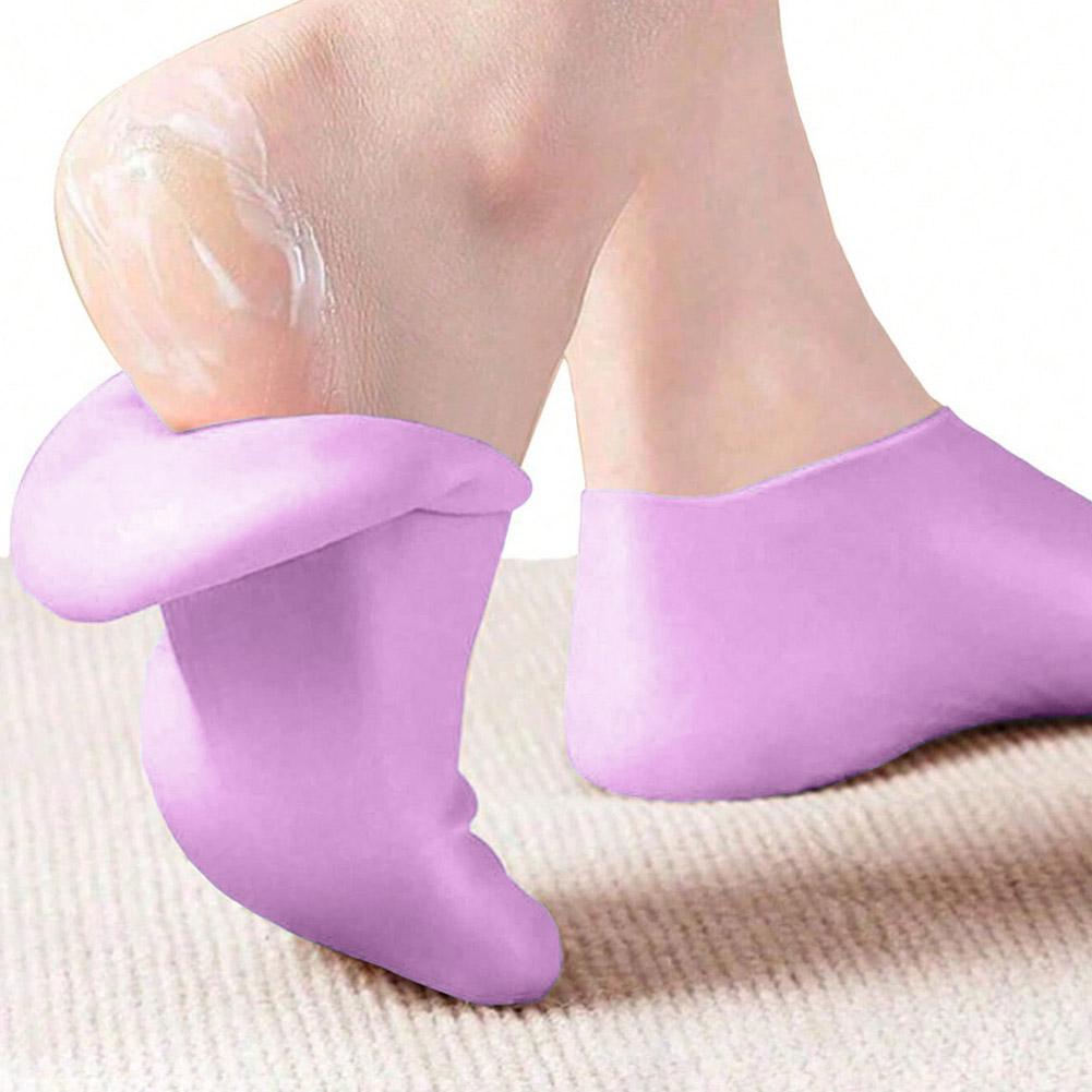 1 par de meias de silicone par - Foot Spa avaliação e preço