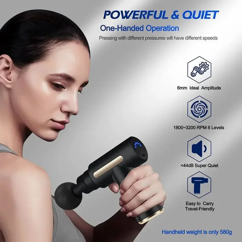 2024 portátil fáscia arma corp - Massage Gun avaliação e preço