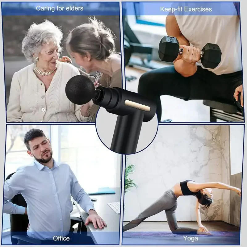2024 portátil fáscia arma corp - Massage Gun avaliação e preço