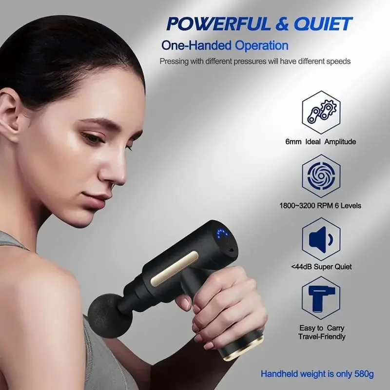 Pistola de massagem fascial po - Massage Gun avaliação e preço