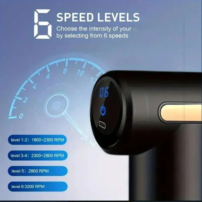 Pistola de massagem fascial po - Massage Gun avaliação e preço