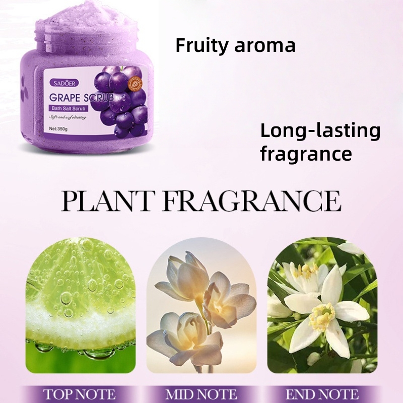 Esfoliante de Sal de Uva 350g, - Bath Salts avaliação e preço