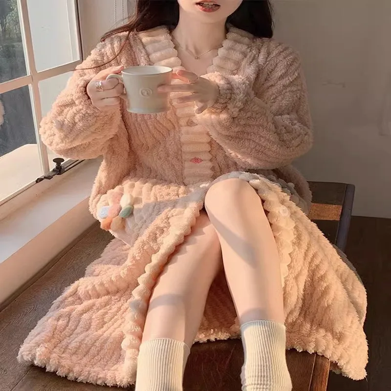 Feminino acolchoado engrossado - Bathrobe avaliação e preço