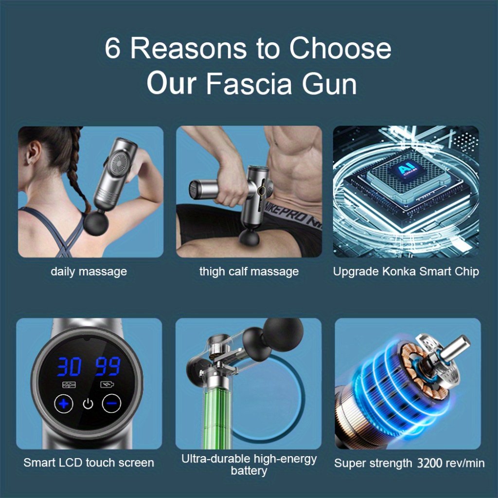 Pistola de massagem de 99 níve - Massage Gun avaliação e preço
