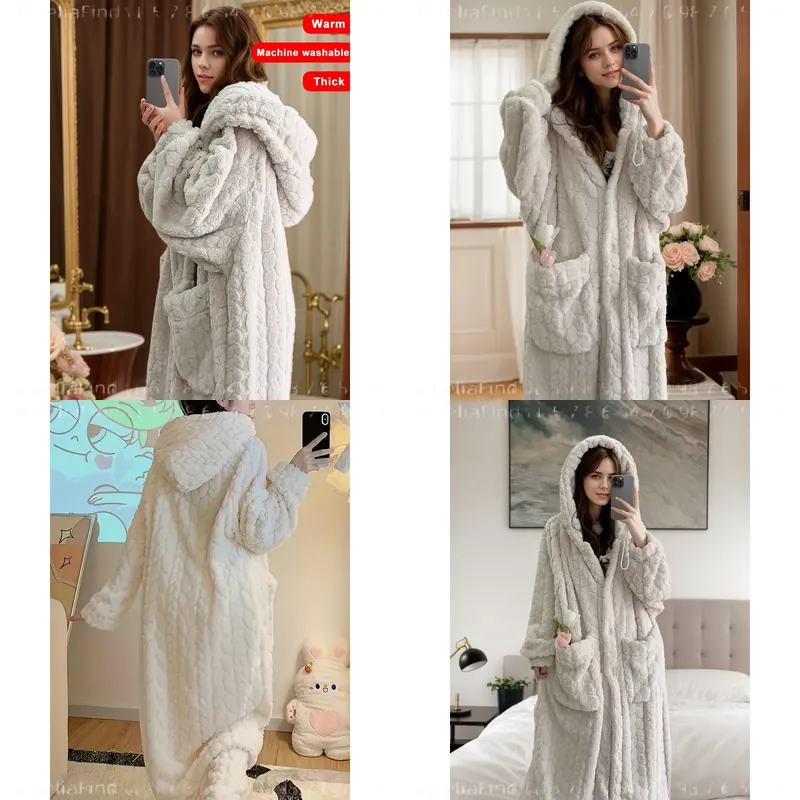 Roupão Feminino de Flanela Out - Bathrobe avaliação e preço