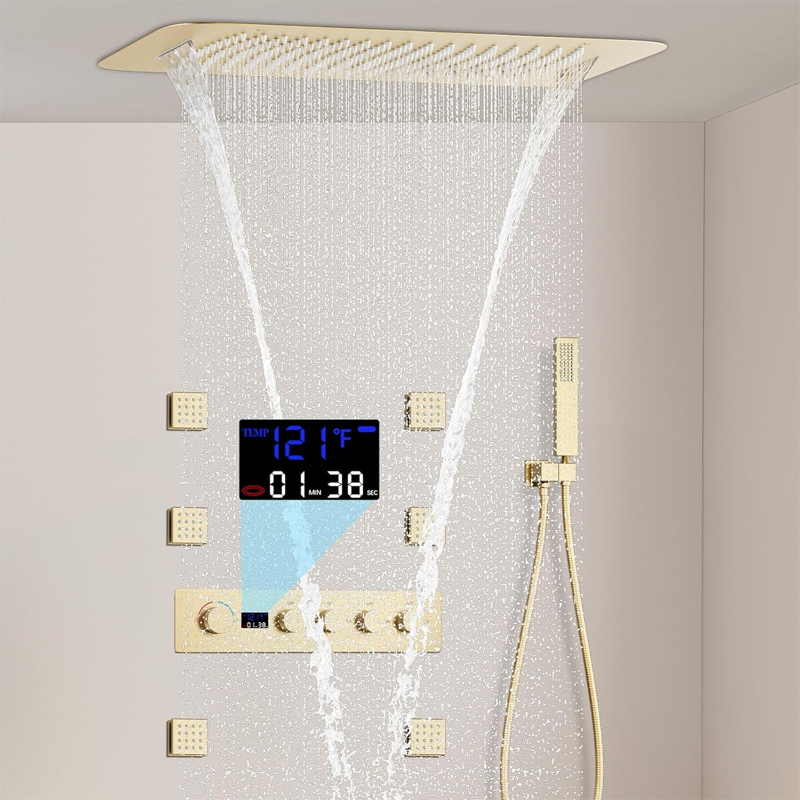 Latão escovado ouro display di - Body Brush avaliação e preço